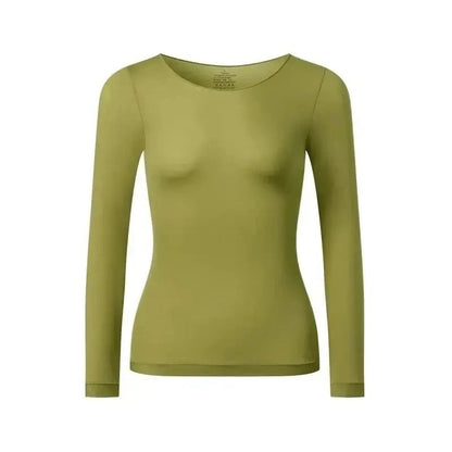 Womens Thermal Underwear Long Sleeve Winter Base Layer Shirt