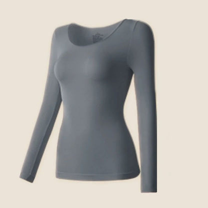 Womens Thermal Underwear Long Sleeve Winter Base Layer Shirt