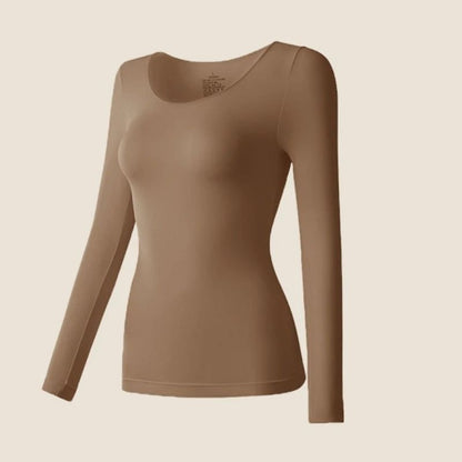 Womens Thermal Underwear Long Sleeve Winter Base Layer Shirt