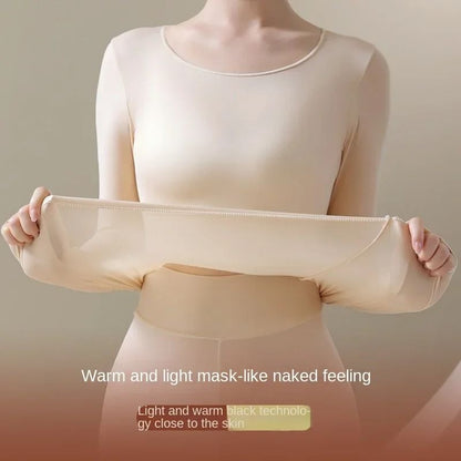 Womens Thermal Underwear Long Sleeve Winter Base Layer Shirt