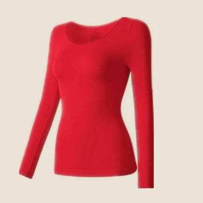 Womens Thermal Underwear Long Sleeve Winter Base Layer Shirt