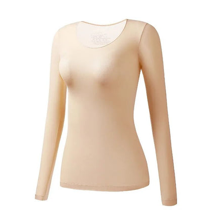 Womens Thermal Underwear Long Sleeve Winter Base Layer Shirt
