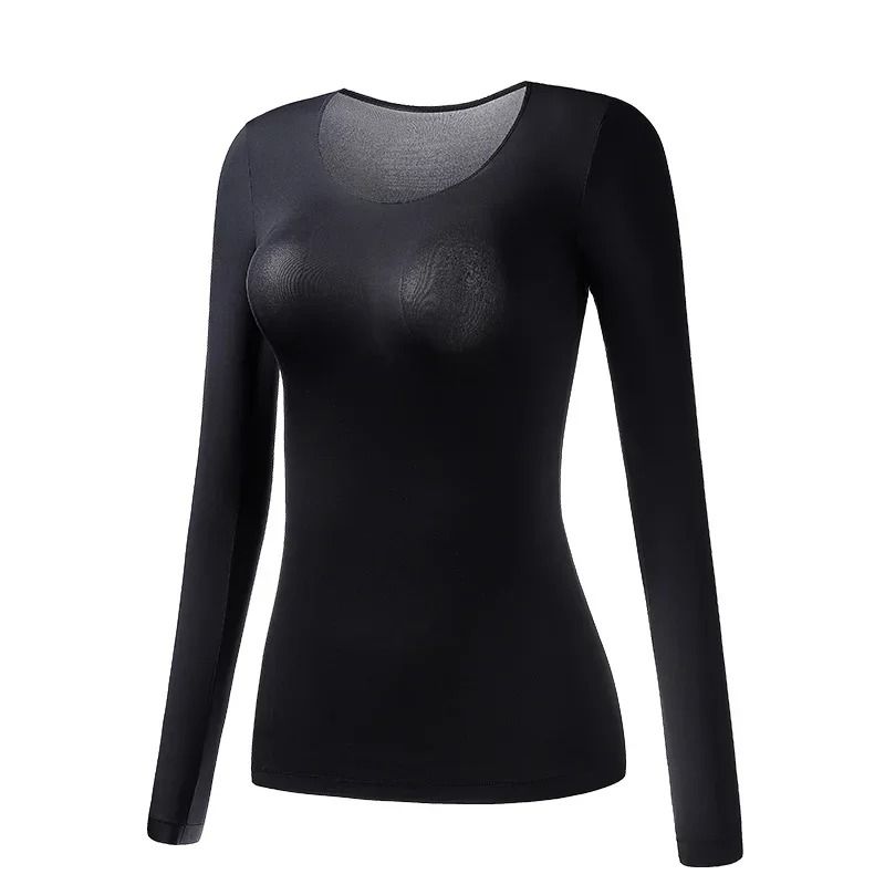 Womens Thermal Underwear Long Sleeve Winter Base Layer Shirt
