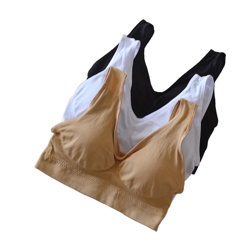 Women Sport Yoga Bra Running Vest Padded Gym Crop Top Fitness Brassiere