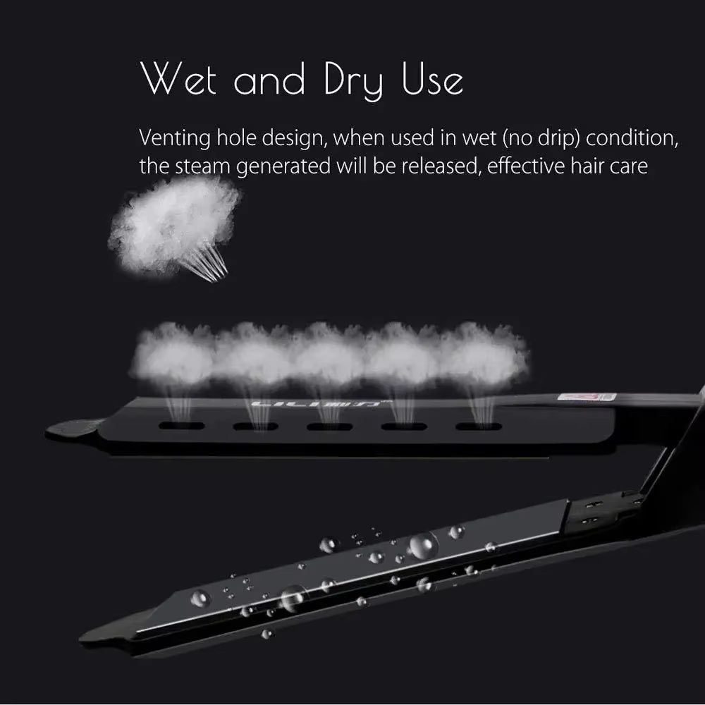 Dual-Use Hair Straightener and Curler – 4-Gear Portable Hair Styling Tool with Constant Temperature Control
