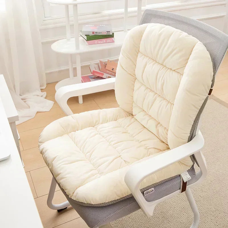 Heating Pad Office Chair, Electric Heating Cushion With Backrest, Integrated Thermostatic Mat Gears Adjustable