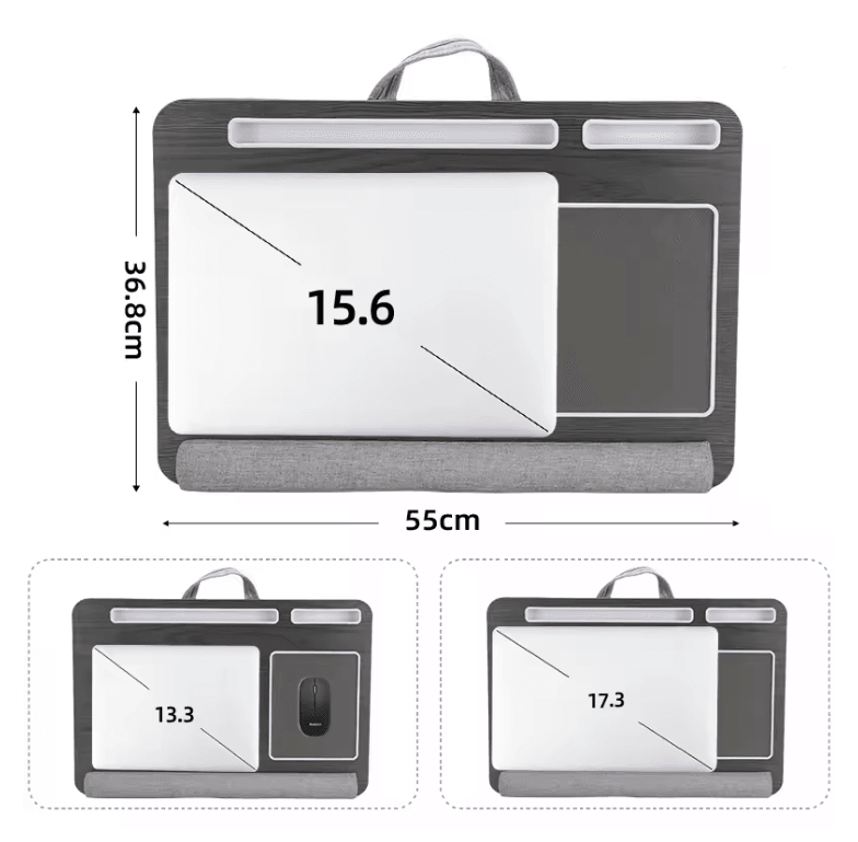 FlexiWork Multi Purpose Portable Laptop Desk with Built In Mouse Pad