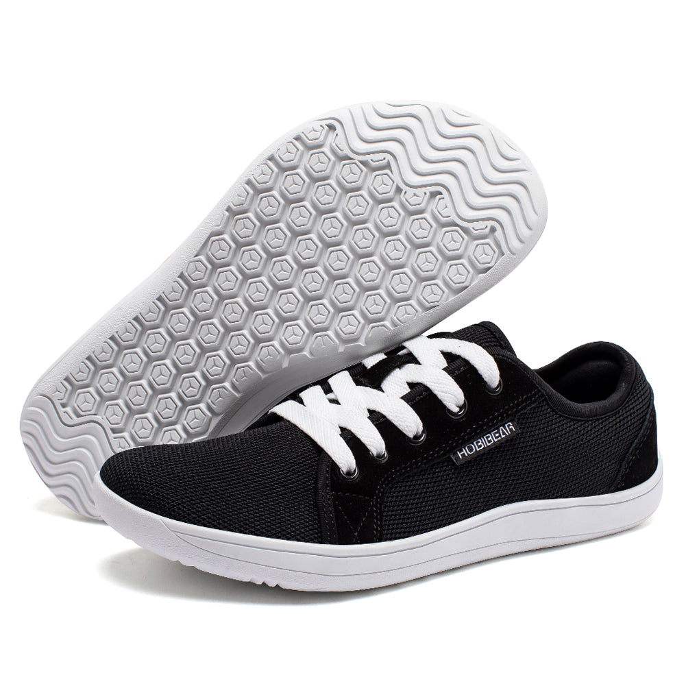 Wide Barefoot Shoes for Unisex Outdoor Running, Zero Drop Casual Minimalist Sneakers for Natural Comfort & Freedom