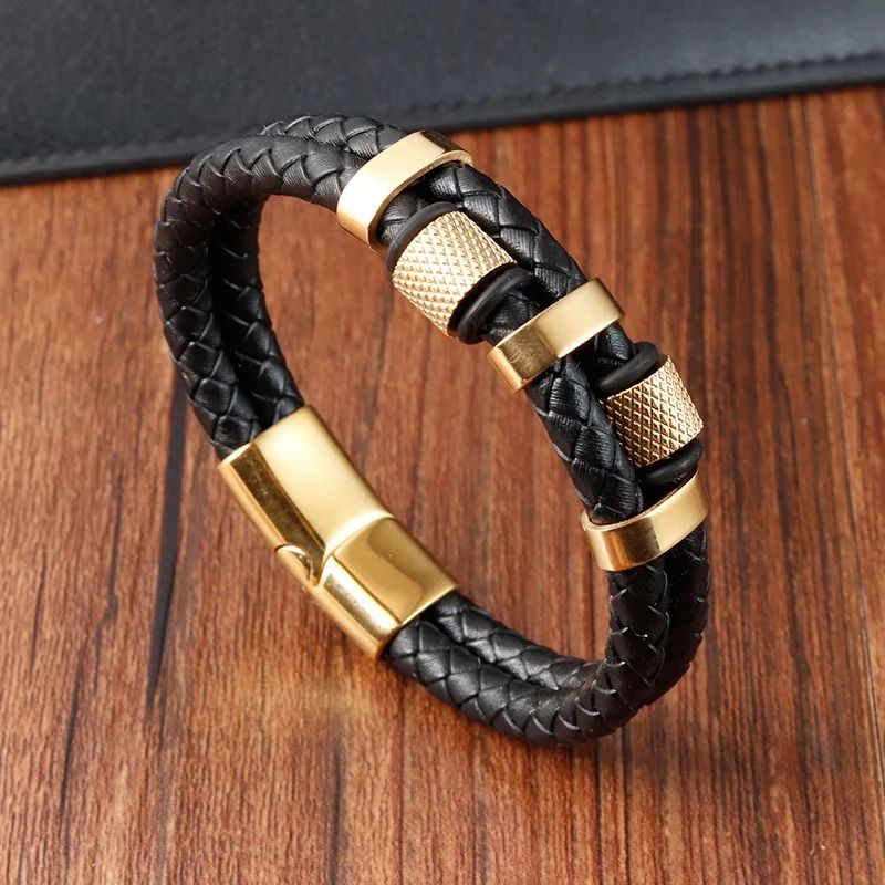 Braided Rope Bracelet with Magnetic Clasp