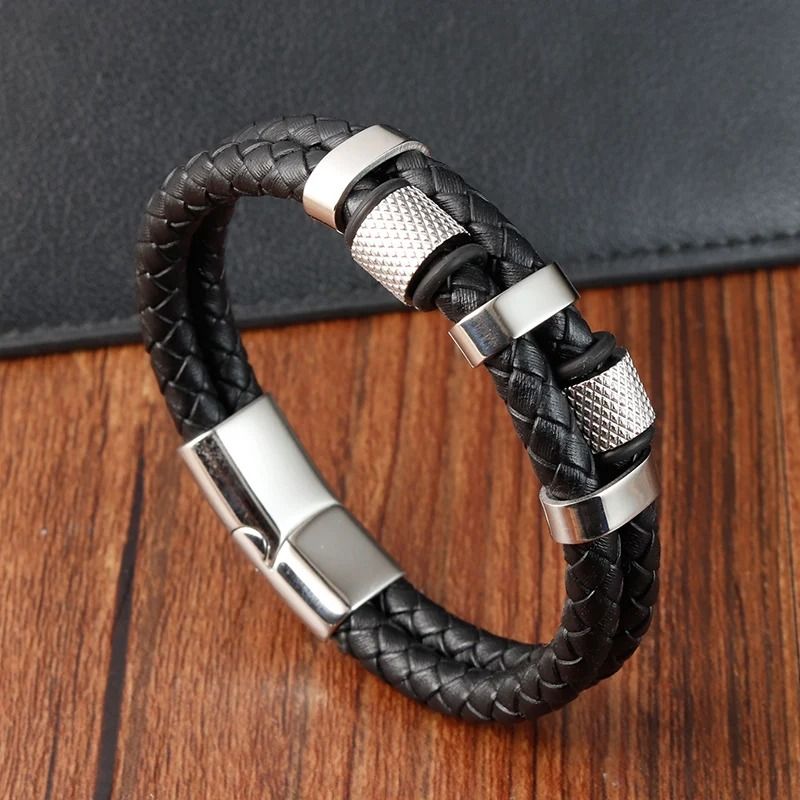 Braided Rope Bracelet with Magnetic Clasp