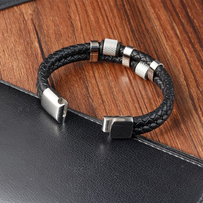 Braided Rope Bracelet with Magnetic Clasp