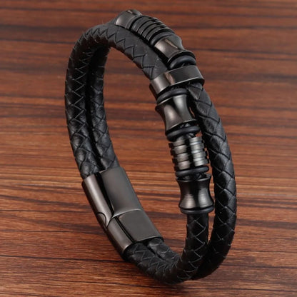 Braided Rope Bracelet with Magnetic Clasp