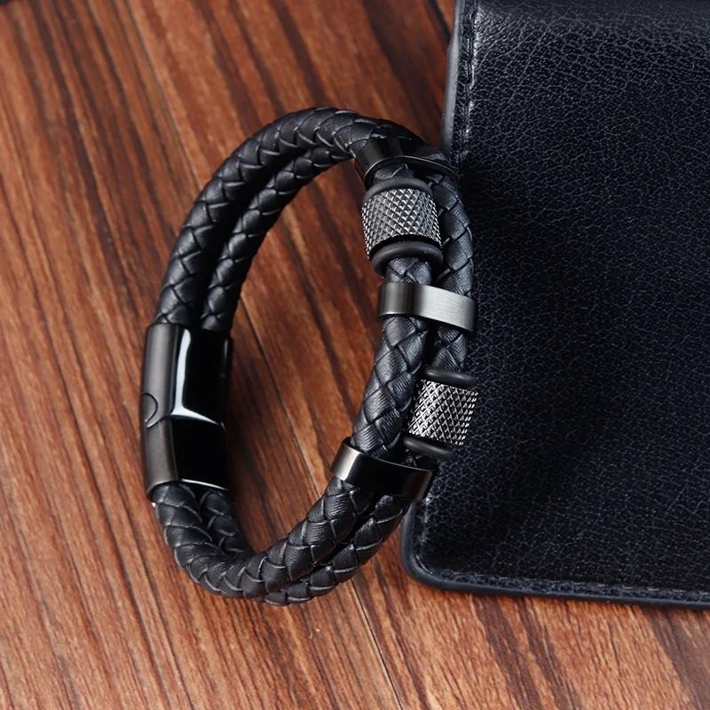 Braided Rope Bracelet with Magnetic Clasp