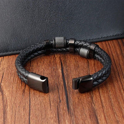 Braided Rope Bracelet with Magnetic Clasp