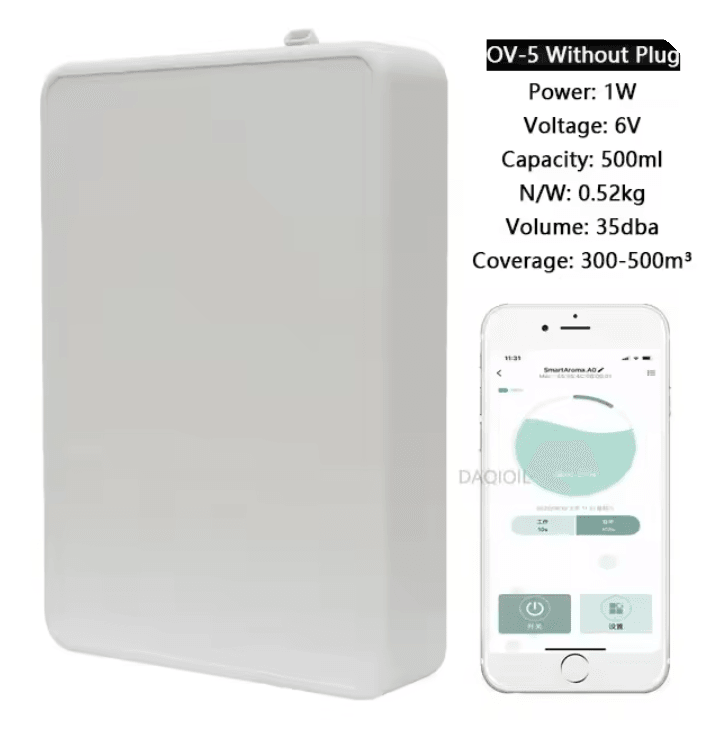 AromaLux 500ml Smart Waterless Essential Oil Diffuser Air Scent Machinediff