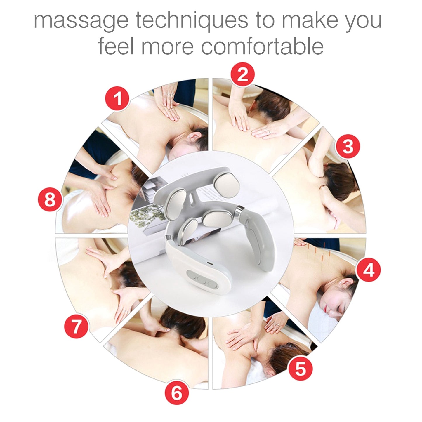 Cervical Spine Machine, Heating Machines, Neck Massage Machine, Vibration Hot Compress, 4 Head and Neck Protection