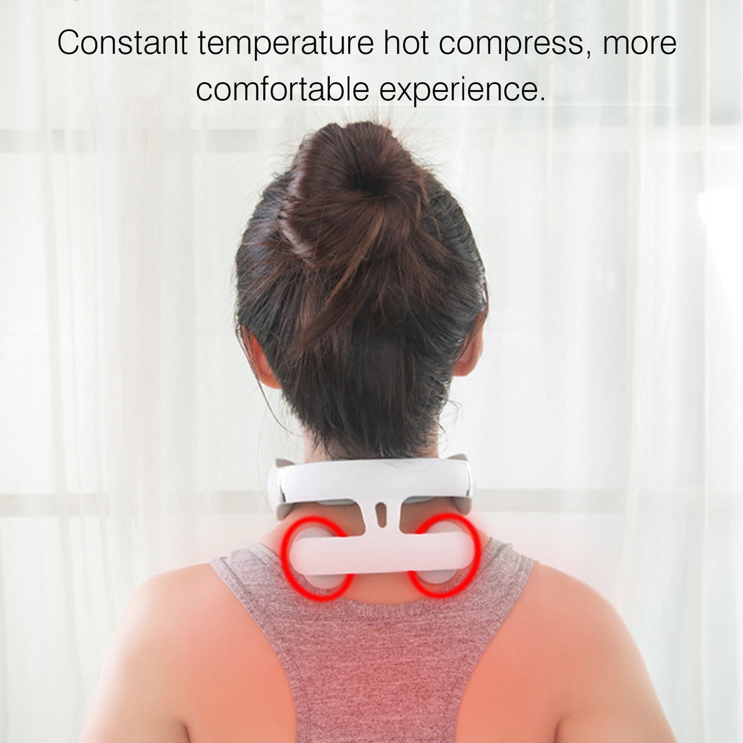 Cervical Spine Machine, Heating Machines, Neck Massage Machine, Vibration Hot Compress, 4 Head and Neck Protection