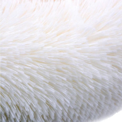 Large Dog Bed Plush Pet Bed Winter Thickened Pad with Removable Cushion