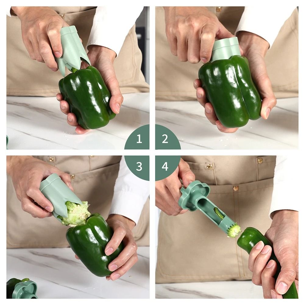 Dual Function Fruit and Vegetable Corer