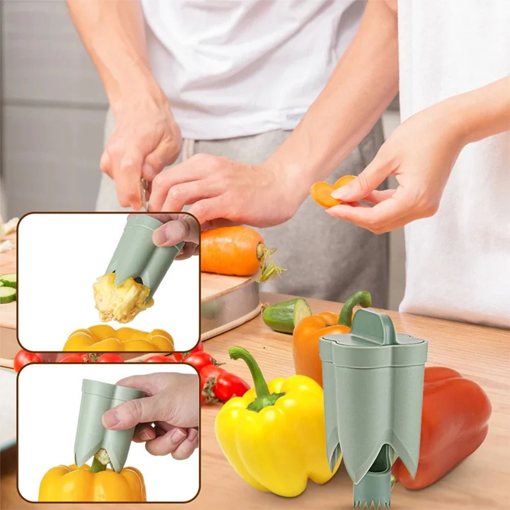 Dual Function Fruit and Vegetable Corer