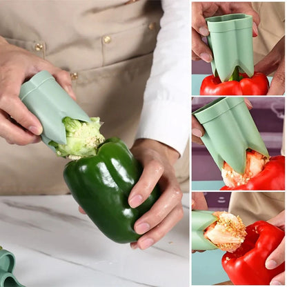 Dual Function Fruit and Vegetable Corer