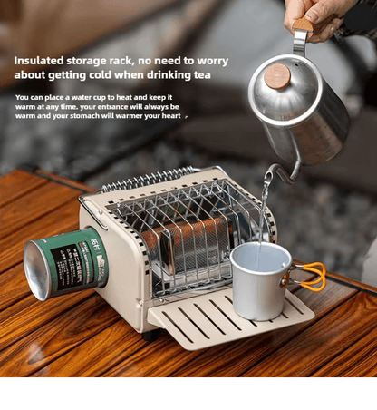 HeatMate Portable Mini Gas Camping Heater and Stove