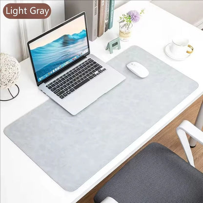 Office Desk Cushion Waterproof PU Mouse Pad Desk Mat Non Slip Keyboard Cover