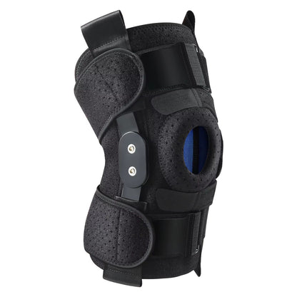 Hinged Knee Brace with Patella Gel Pads – Adjustable Support for Meniscus, ACL & MCL Injury Recovery