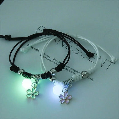 Luminous Charm Bead Couple Bracelet