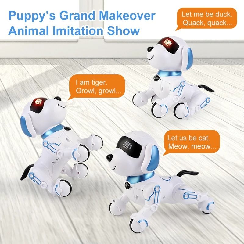 Programmable RC Robot Stunt Dog Toy