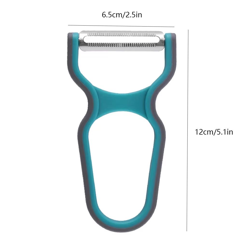 3-Piece Stainless Steel Multi-Function Peeler & Slicer Set – Versatile Kitchen Tool for Fruits, Vegetables & Potatoes