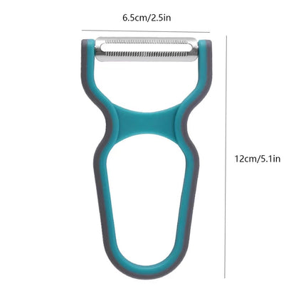 3-Piece Stainless Steel Multi-Function Peeler & Slicer Set – Versatile Kitchen Tool for Fruits, Vegetables & Potatoes