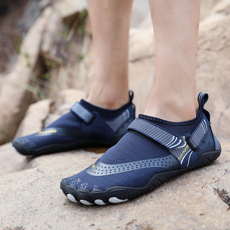 Mens Quick-Dry Wading Shoes, Lightweight Water Sneakers & Breathable Barefoot Outdoor Footwear for Swimming and Beach