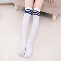 blue stripe  white