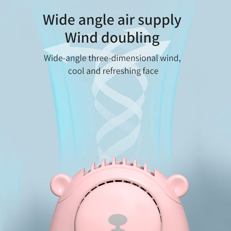 Rechargeable Handheld Fan, Portable Personal Fan with 3 Speeds, Quiet Small Fan for Travel, Camping, and Home Office