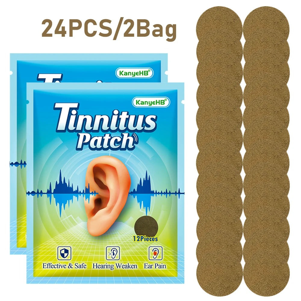 Portable Ear Care Patch, Tinnitus Patch, Headache Relief, Ear Ringing Buzzing, Hearing Loss Support, Brain Nerve Patchs