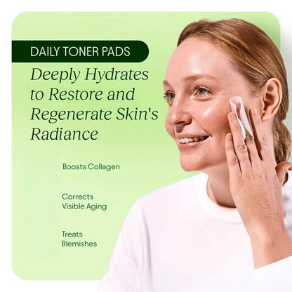 Anti-Aging Toner Pads – Dark Spot & Wrinkle Minimizing with Snail Mucin & Niacinamide