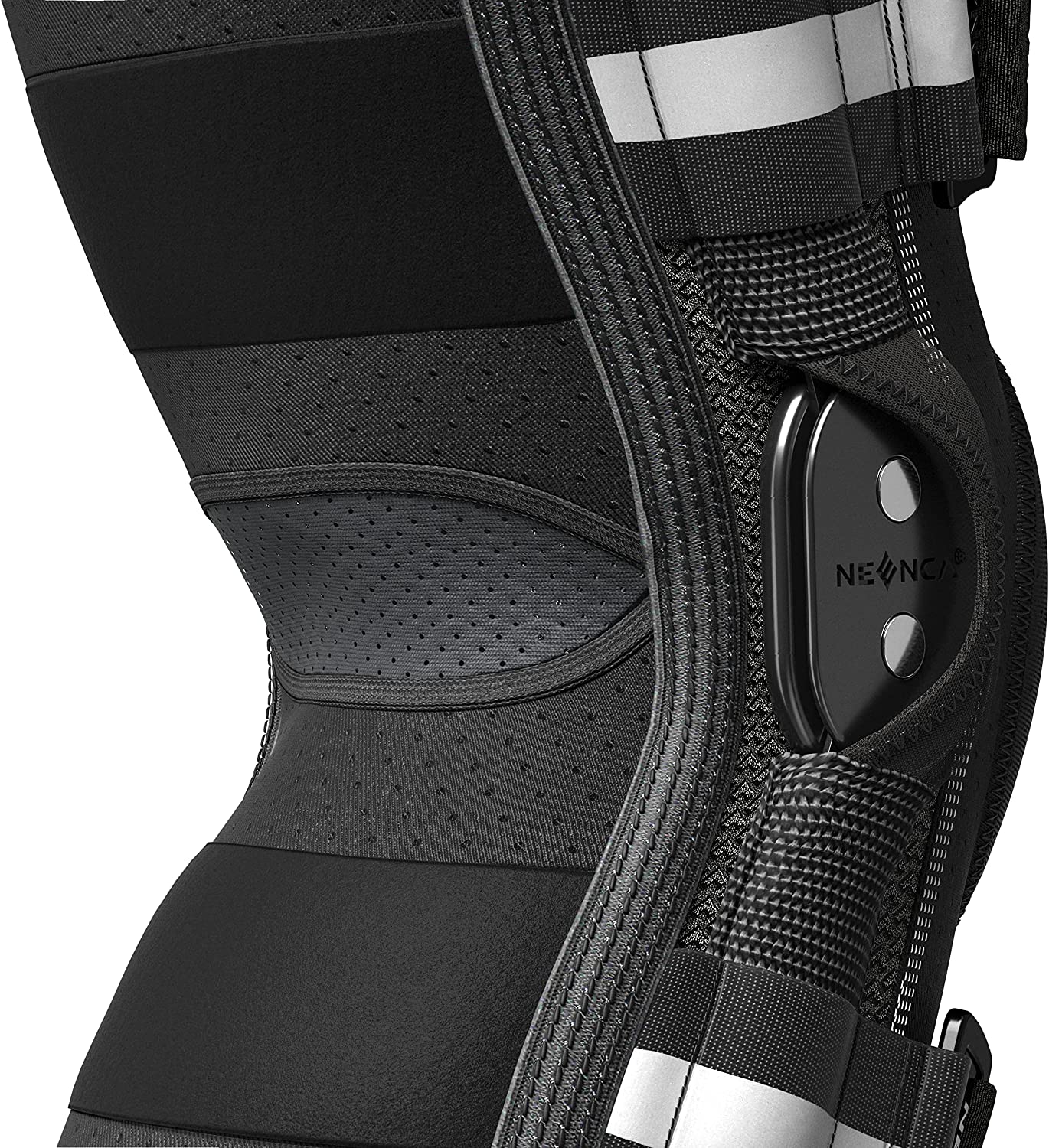 Adjustable Hinged Knee Brace, Side Stabilizers Knee Support, Patella Gel Pad, Joint Pain Relief, Arthritis Suppore
