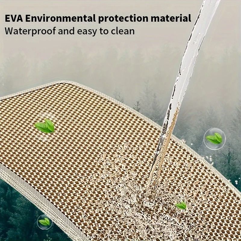 Honeycomb Double-Layer Waterproof Cat Litter Mat For Easy Cleaning And Scatter Control