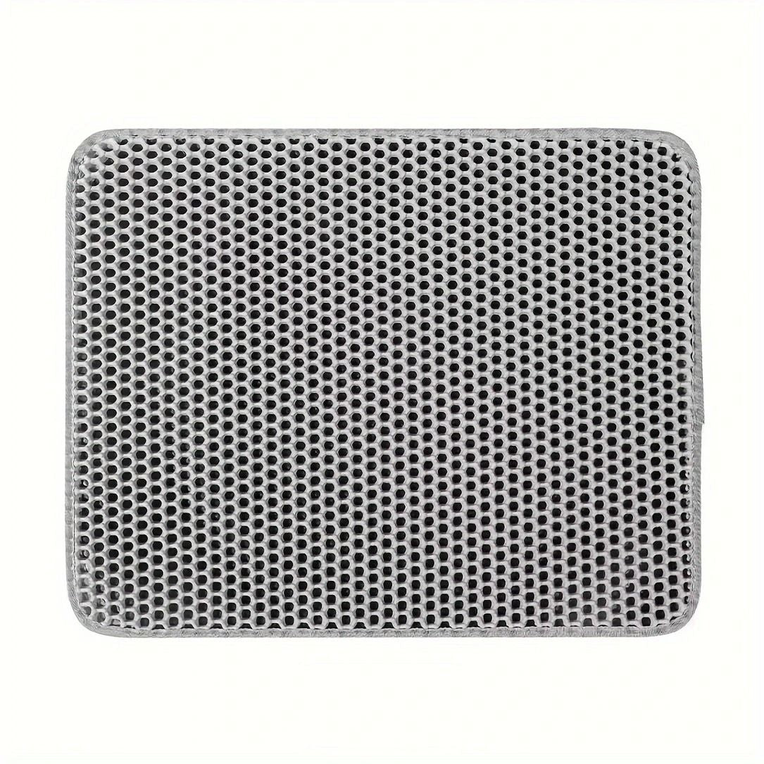 Honeycomb Double-Layer Waterproof Cat Litter Mat For Easy Cleaning And Scatter Control
