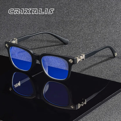 Classic Square Anti Blue Light Glasses for Reading and Computer Use
