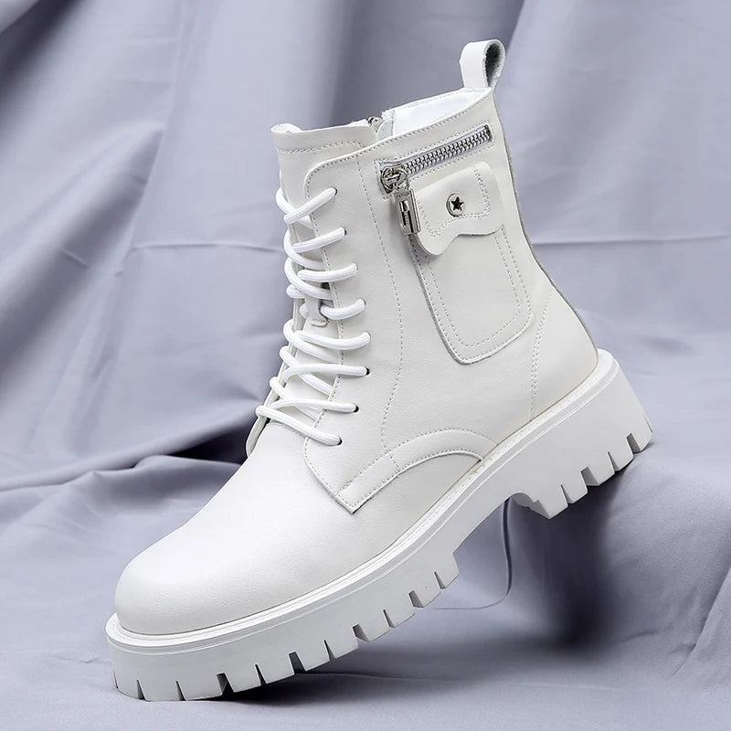 High Quality Mens Chelsea Boots, Luxury Leather, English Style, Thick Sole, Famous Casual Shoes