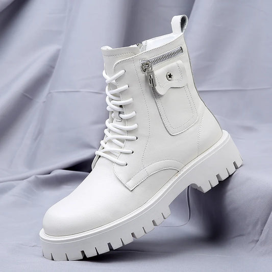 High Quality Mens Chelsea Boots, Luxury Leather, English Style, Thick Sole, Famous Casual Shoes