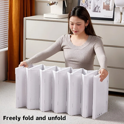 6 Layers Transparent Foldable Shoe Storage Box