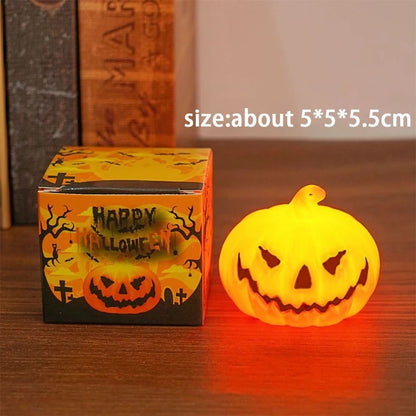 Pumpkin Lantern Candle Light Halloween Decoration