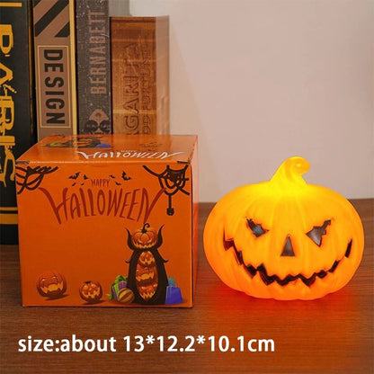 Pumpkin Lantern Candle Light Halloween Decoration