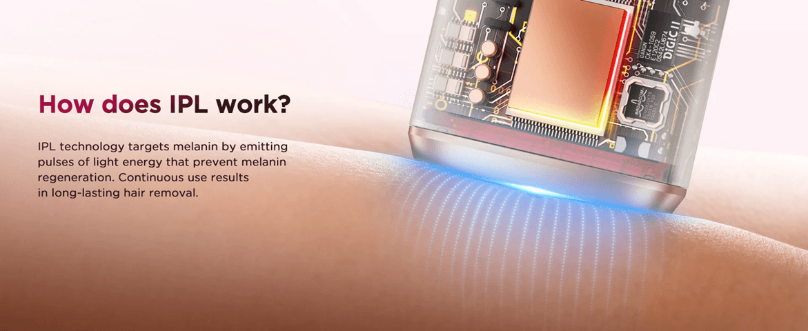 SilkBeam 990000 Flash IPL Hair Removal Device for Face and Body