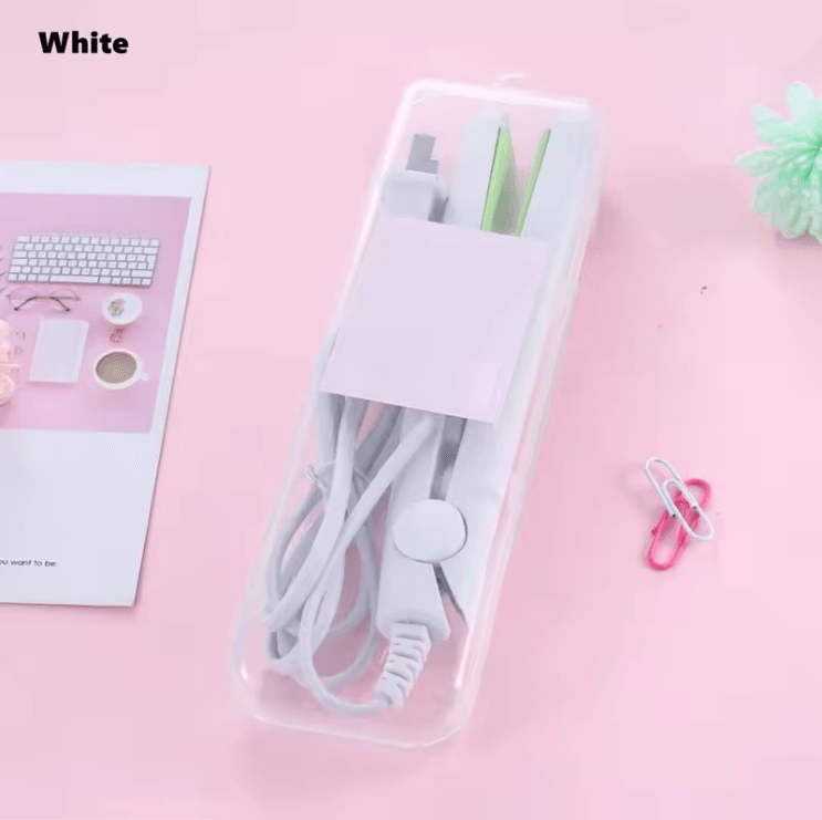 StyleEase Mini Ceramic Hair Straightener and Curler for Travel and Everyday Use