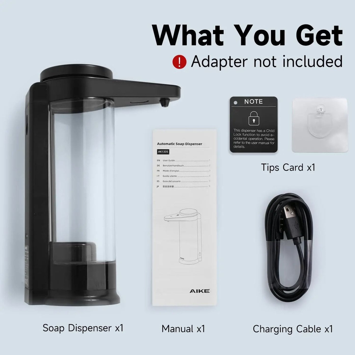 Automatic Liquid Soap Dispenser With USB Charging