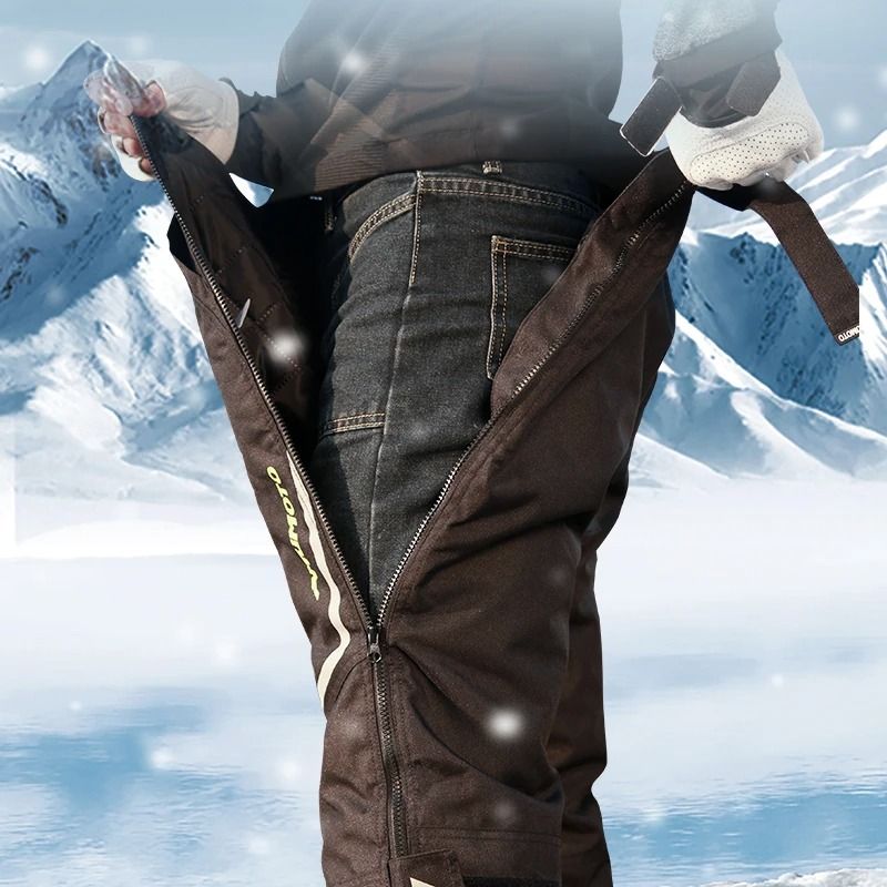 Motorcycle Quick Take Off Waterproof Thermal Pants